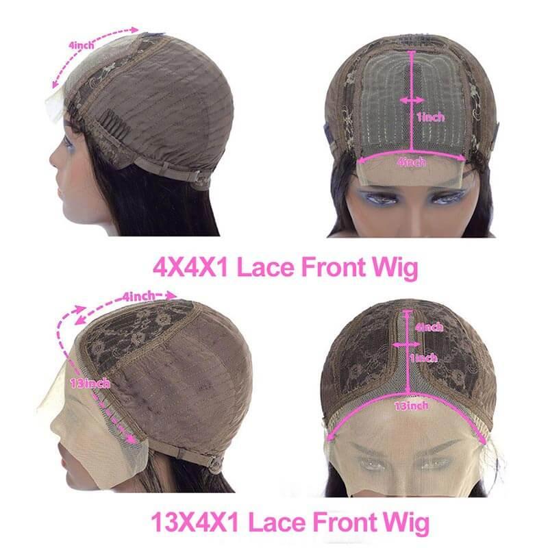 13x1 Highlight Straight Bob Wig Ombre Hair Wig Straight Lace Frontal Wig - Image 5