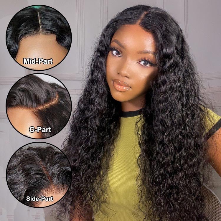 13x4 HD Transparent Lace Frontal  Water Wave  Wigs with Baby Hair - Image 4