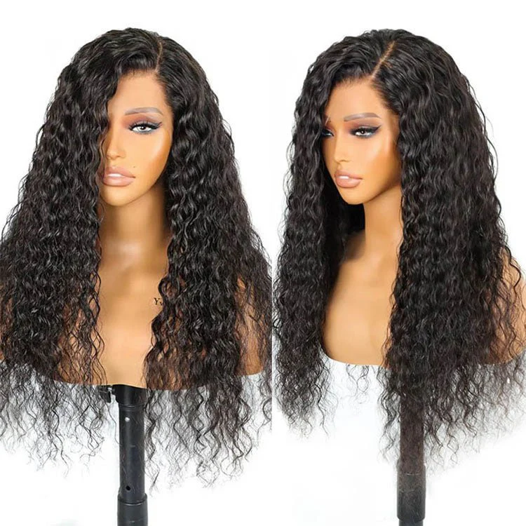 13x4 HD Transparent Lace Frontal  Water Wave  Wigs with Baby Hair - Image 5