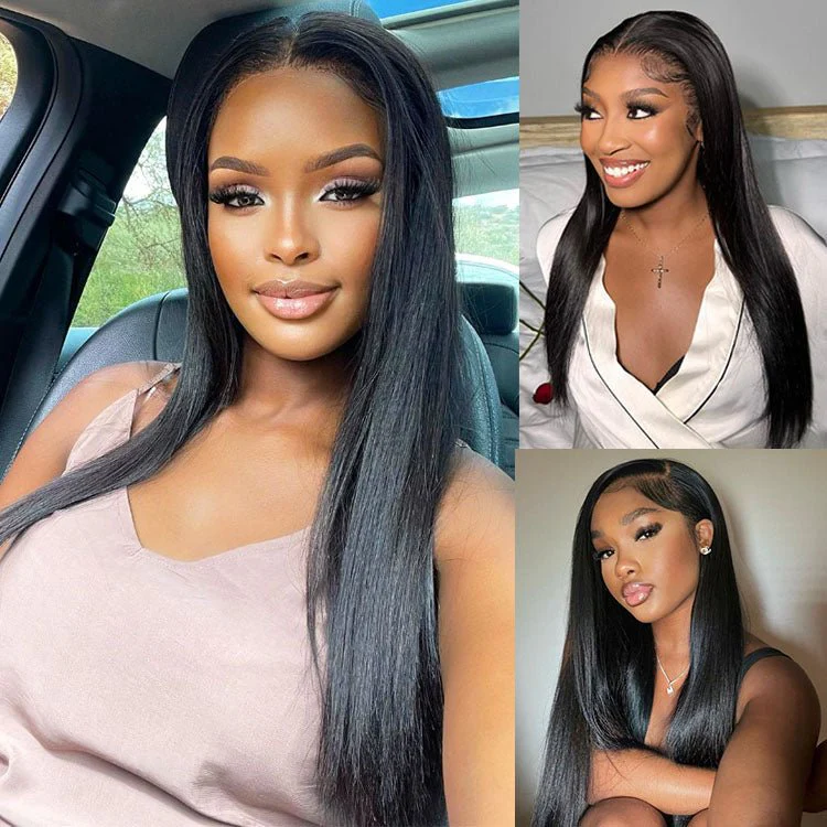 13x4 Lace Front Brazilian Straight  Wigs  Remy Hair - Image 3