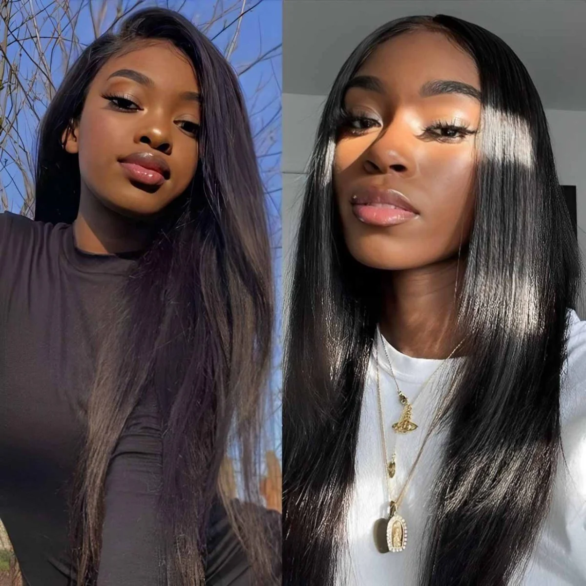 Superlove Lightning Deal 13x6 Straight Human Hair HD Transparent Lace Front Wig - Image 6
