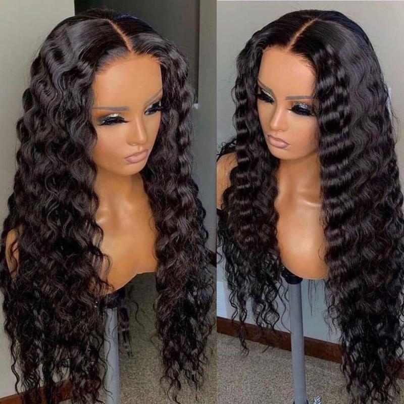Glueless 4X4 Lace Closure Deep Wave 100% Remy Wig - Image 3
