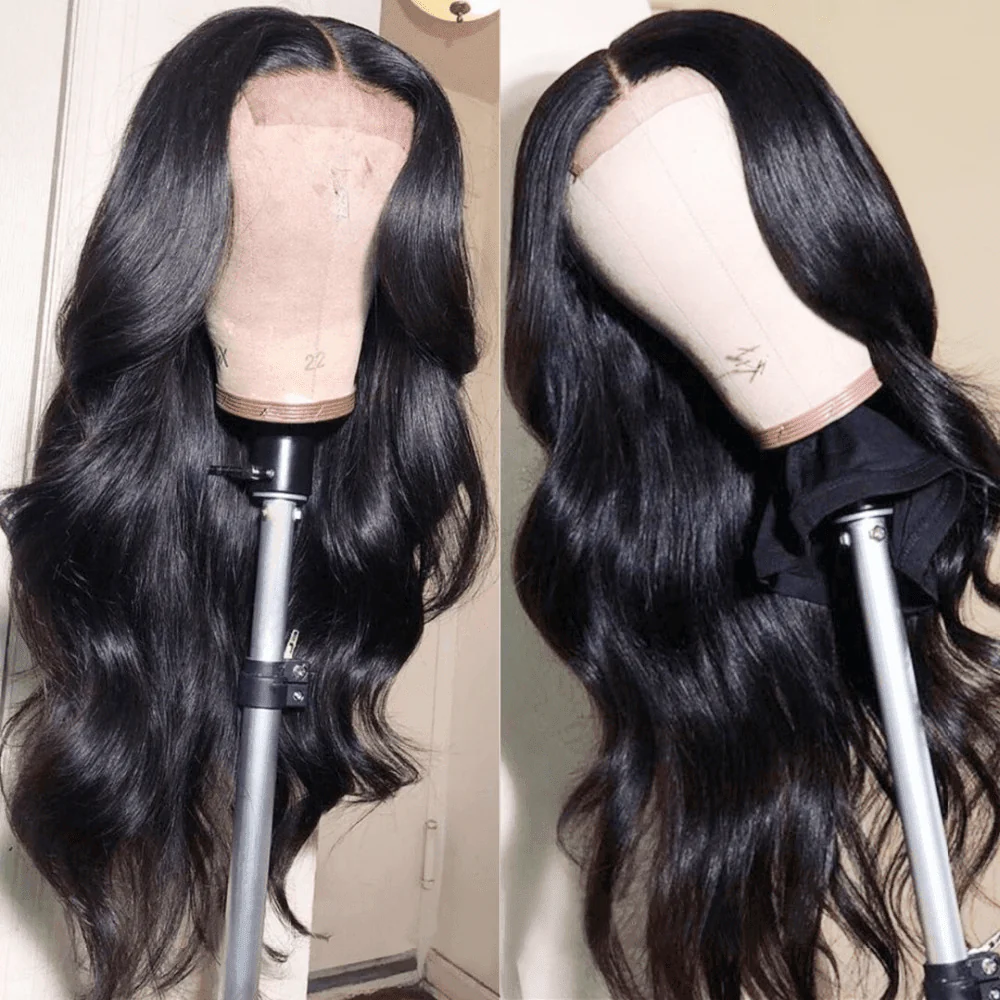 4x4 Lace Closure Wigs Body Wave Human Hair Brazilian 12A Grade Human Hair Wig Swiss Lace wig - Image 5