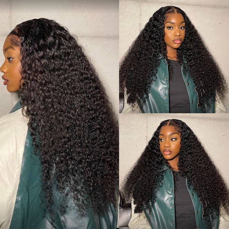 Glueless 4X4 Lace Curly Wig Human Hair Wigs - Image 3