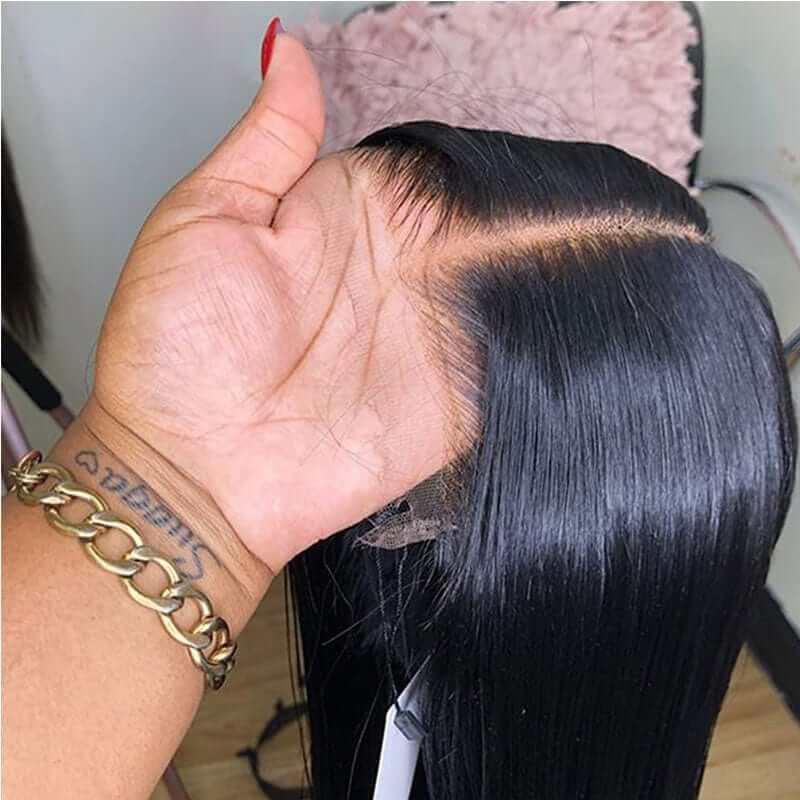 5X5 Pre Plucked Monglian Human Virgin Hair Lace Closure With Baby Hair - Image 3