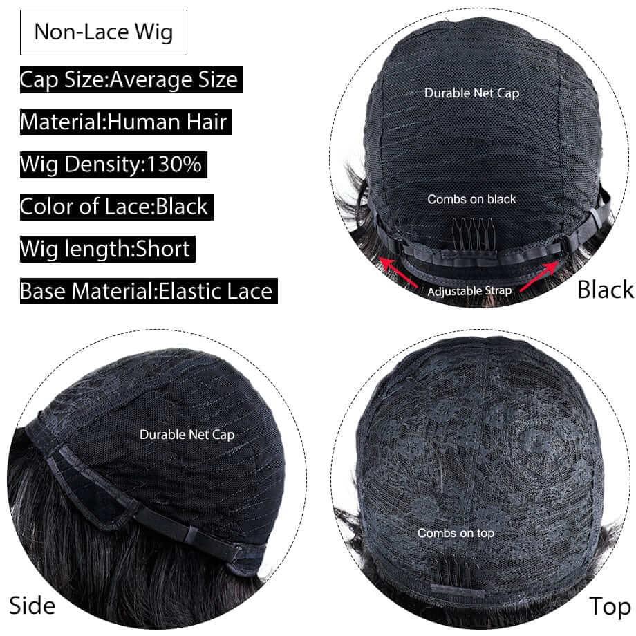 Flash Sale | ReadytoGo Pixie Cut Glueless Human Hair Wig Hot Boss Lady Hairstyle - Image 4