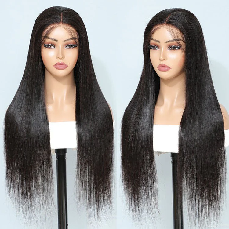 Glueless 13x4 HD Transparent Lace Frontal Straight Wigs For Women - Image 5