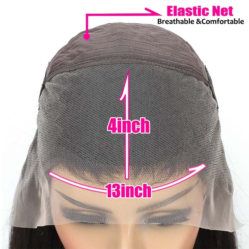 Glueless 13x4 HD Transparent Lace Frontal Straight Wigs For Women - Image 7